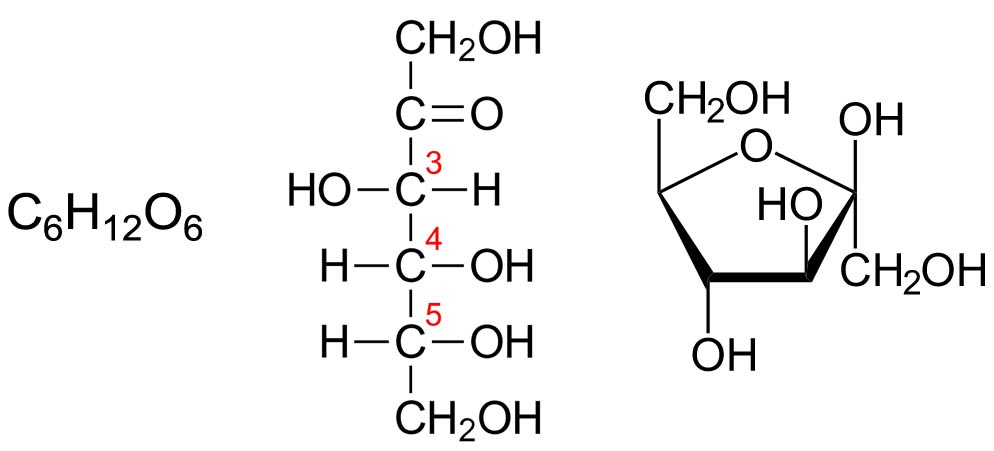 fruttosio formula chimica